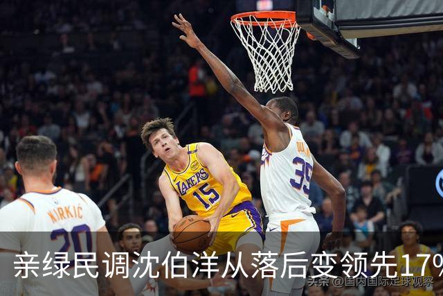 亲绿民调沈伯洋从落后变领先17% ，罗智强讽曹兴诚：谢谢替蒋万安催票